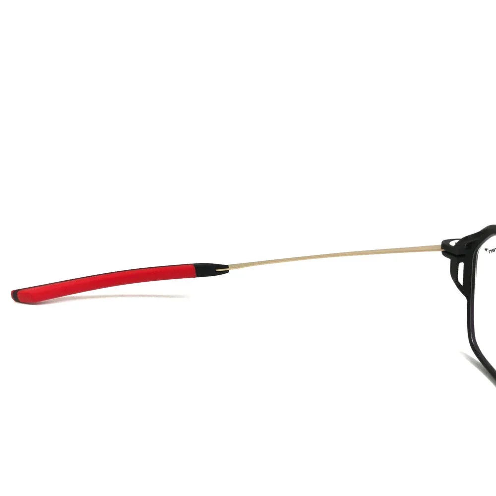 McLaren Eyeglasses Frames MLMAGO01 C02 Matte Black Gold Full Rim 54-18-145